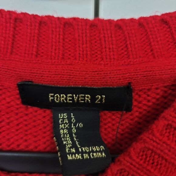 Forever21 Ugly Christmas sweater, large - Picture 2 of 9